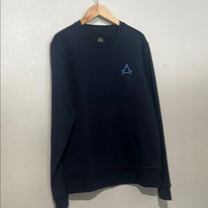Aether Men's Blue Sweatshirt. Size 0 Men’s - XS on Aether size chart.